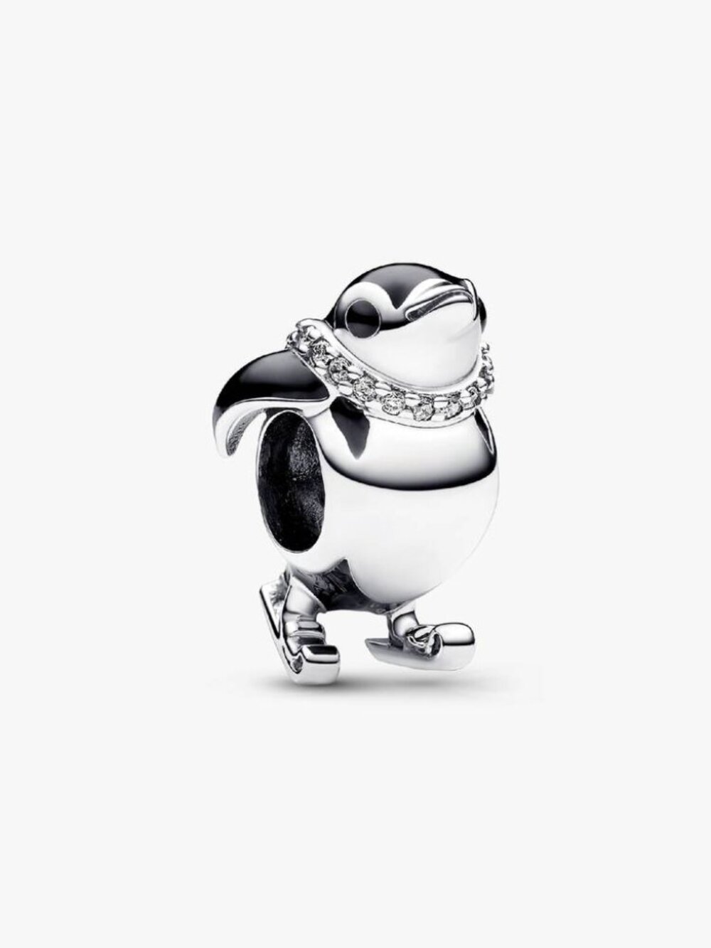 PandoraSkiing Penguin Charm